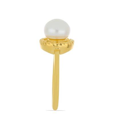 BUY 925 SILVER WITH WHITE FRESH WATER PEARL GEMSTONE EARRING